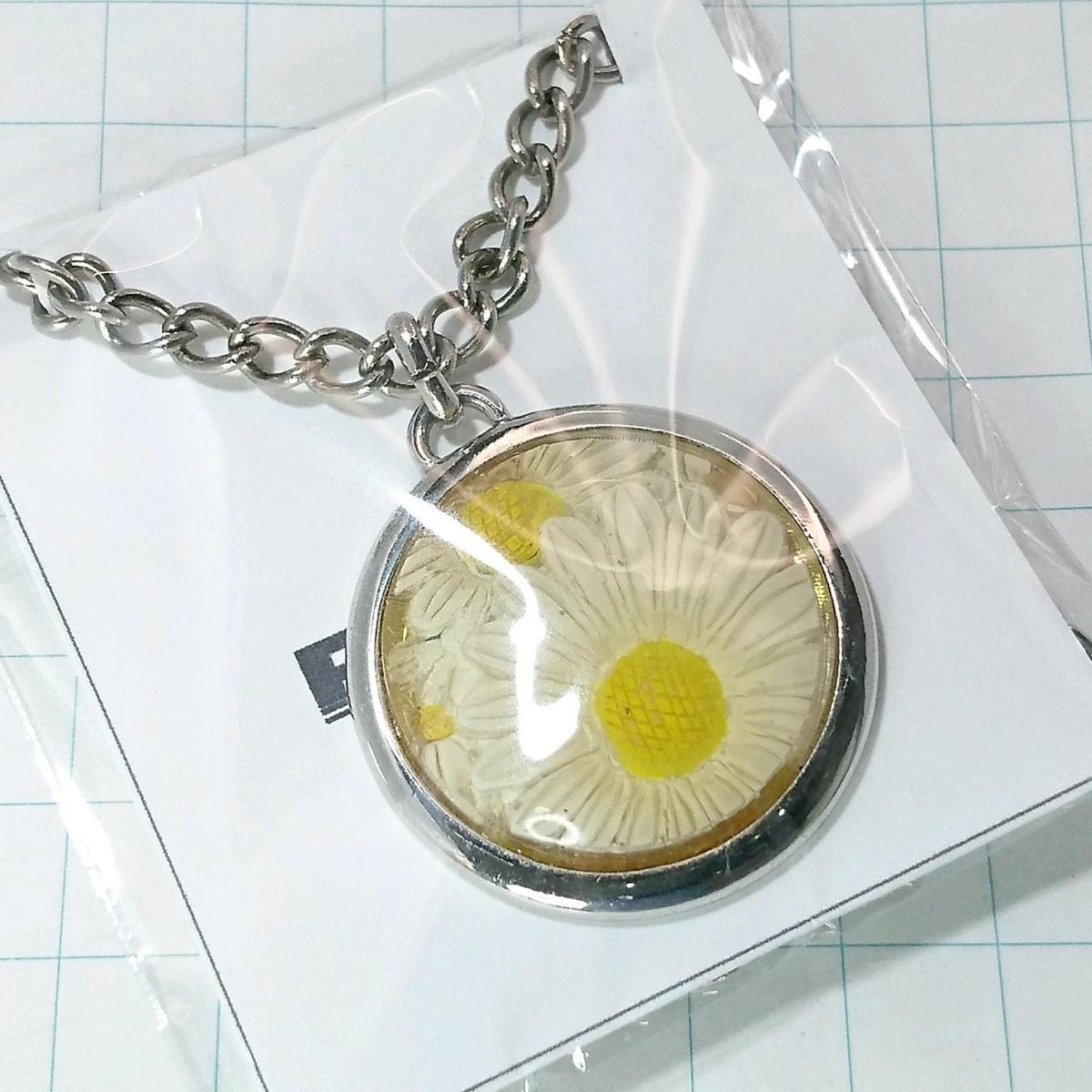 送料無料)ビンテージ☆お花デザインペンダント☆約56cm☆アンティークネックレス A09926拍卖