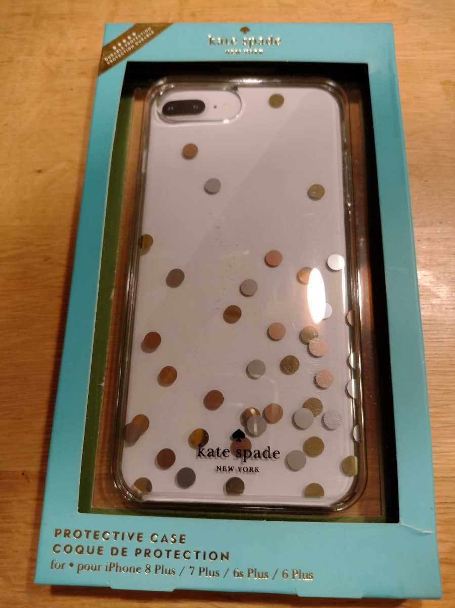 USA購入 kate spade ケイトスペード iPhone 8Plus 7plus 6splus 6plus スマホ ケース 新品未使用 6拍卖