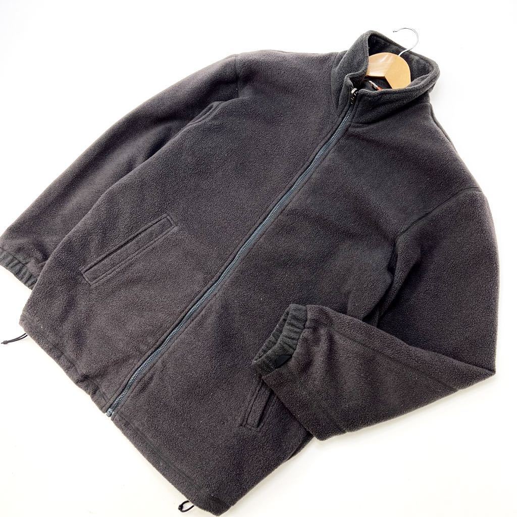 ファーストダウン ☆ FIRST DOWN フリースジャケット LL ダークグレー シンプルの極み 着回し抜群アウター♪ アウトドア キャンプ■EB173拍卖