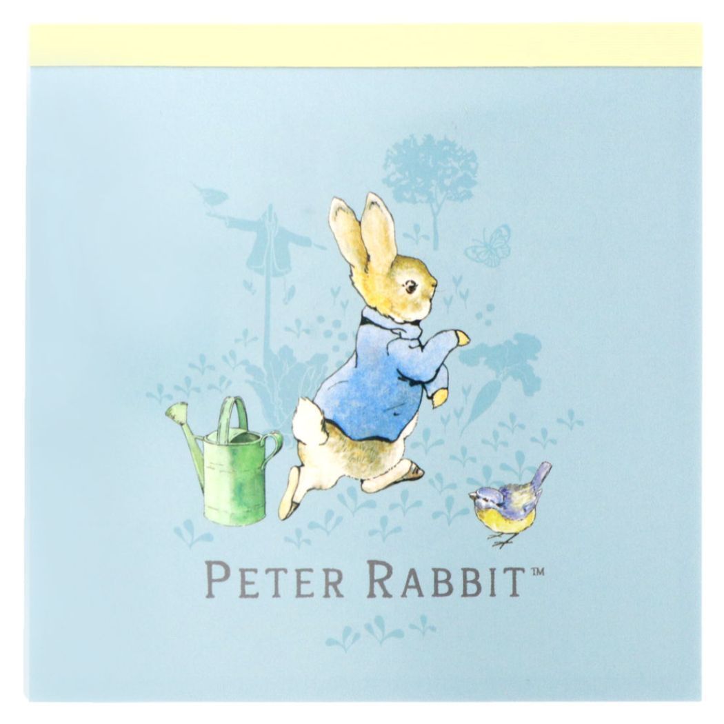 ※新品 ピーターラビット Peter Rabbit スクエアメモ No2 ブルー拍卖
