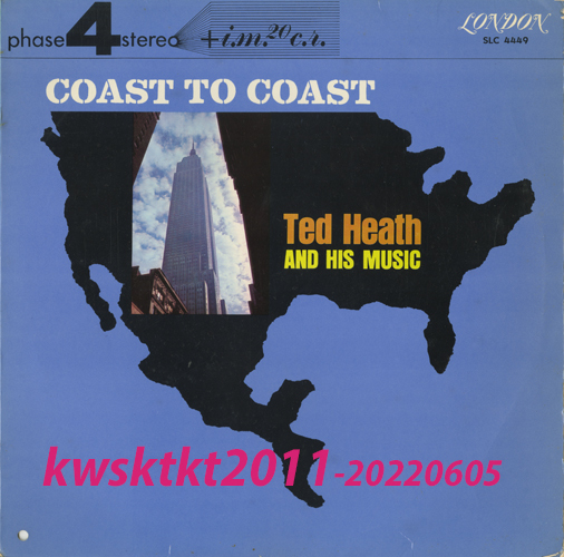 SLC-4449★テッド・ヒース楽団 コースト・トゥ・コースト(テッド・ヒース、アメリカ旅行)拍卖