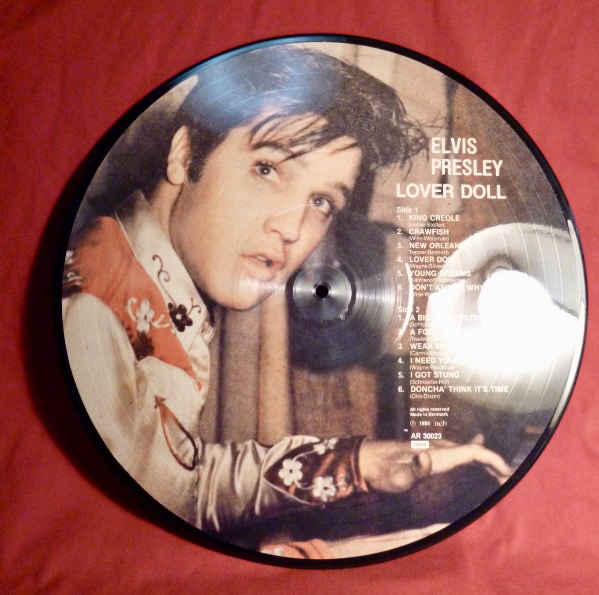 激レア!エルビスプレスリーピクチャーレコード デッドストック 50s ロカビリー拍卖