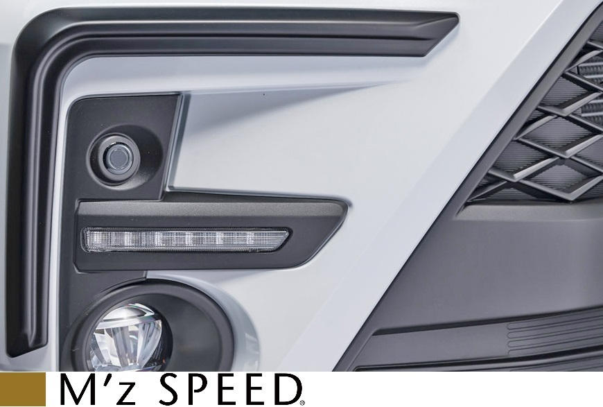 【M's】トヨタ ライズ A200A (2019/11-) M'z SPEED LUV LINE フロントバンパーガーニッシュ BK//エムズスピード AES エアロ 2421-7110拍卖