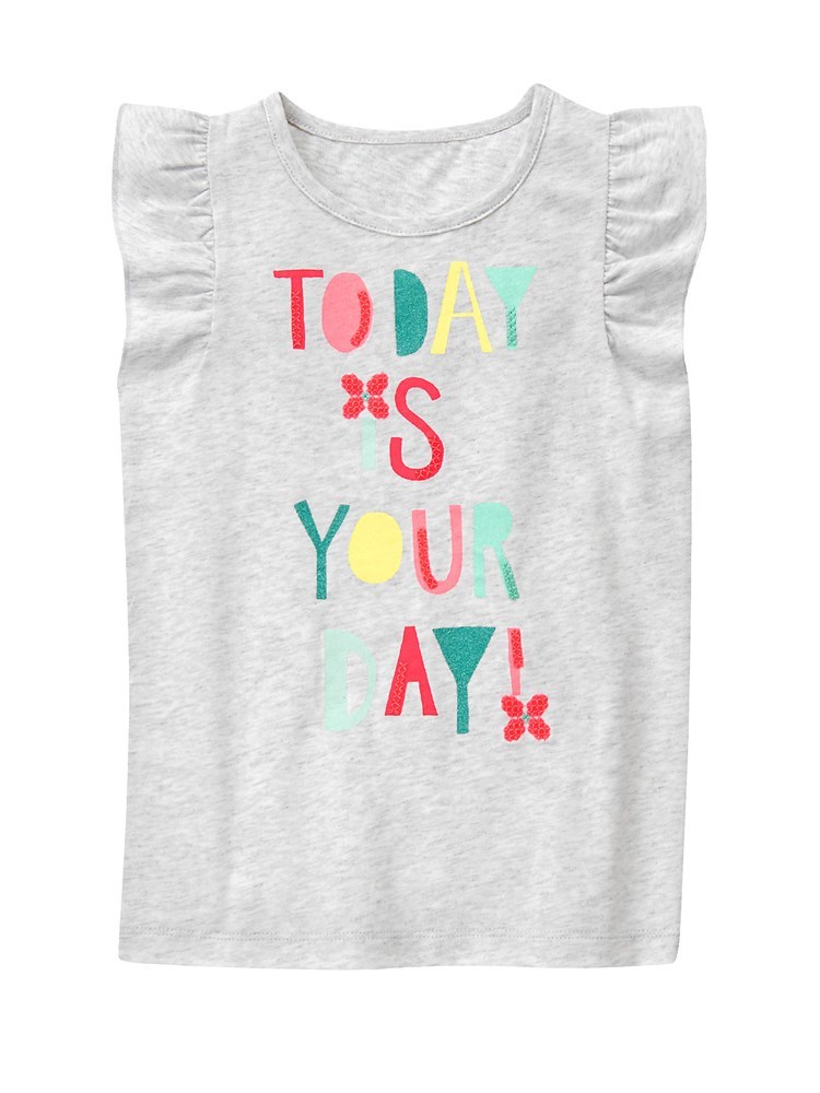 新品 ジンボリー Gymboree ラッフル Tシャツ サイズ4 ( 4T 4歳用 95-100 XS )拍卖