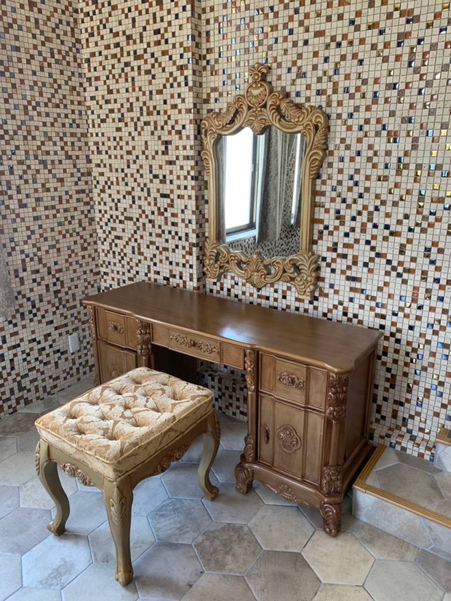 高級ドレッサー 引き取り歓迎 配送方法はご指定下さい。拍卖