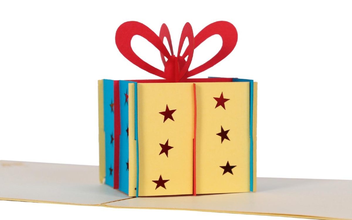 Diese Klappkarten メッセージカード グリーティングカード ディーゼ クラップカルテン 3D G01 Geschenk-Box 3710004拍卖