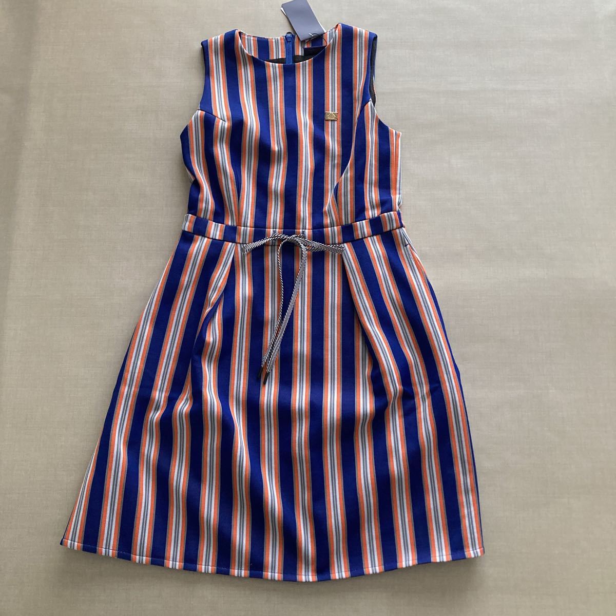 新品・未使用 Kappa ゴルフ ワンピース ◆ M ◆ KC922OP71 ブルー×オレンジ カッパ拍卖