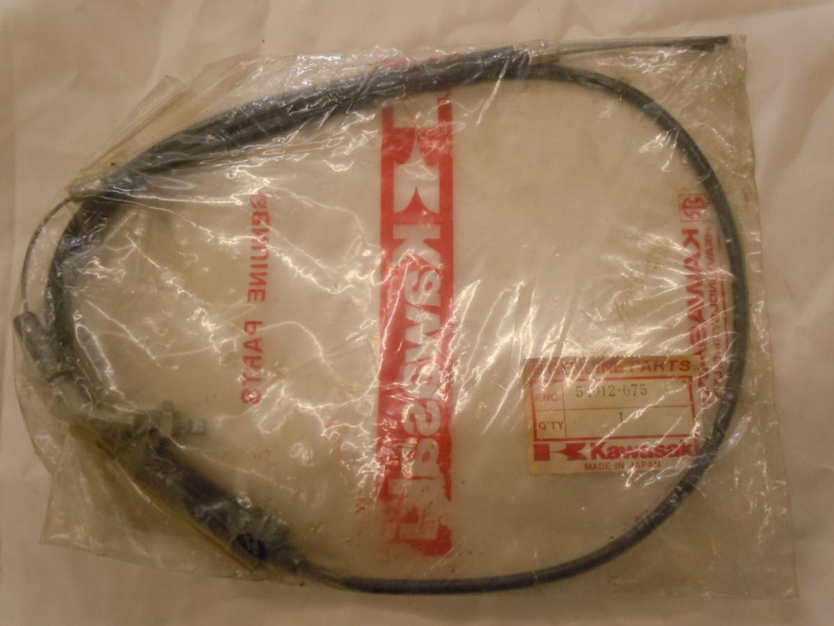 Kawasaki・カワサキ 650W1/W1S.スロットケーブルASSY   拍卖