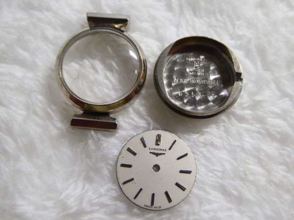 LONGINES/ロンジン レディース 手巻き 時計(ケース、裏蓋、風防、文字盤)型番6953 914I拍卖