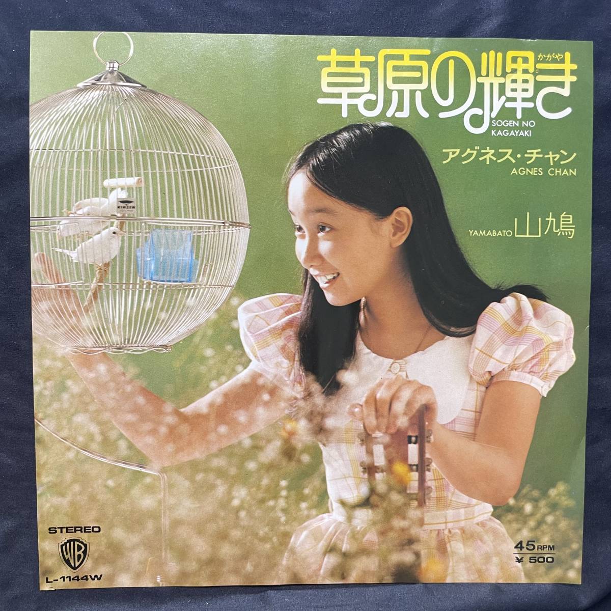 アグネスチャン 草原の輝き 国内盤 EP盤 シングル盤 45’s中古品です拍卖