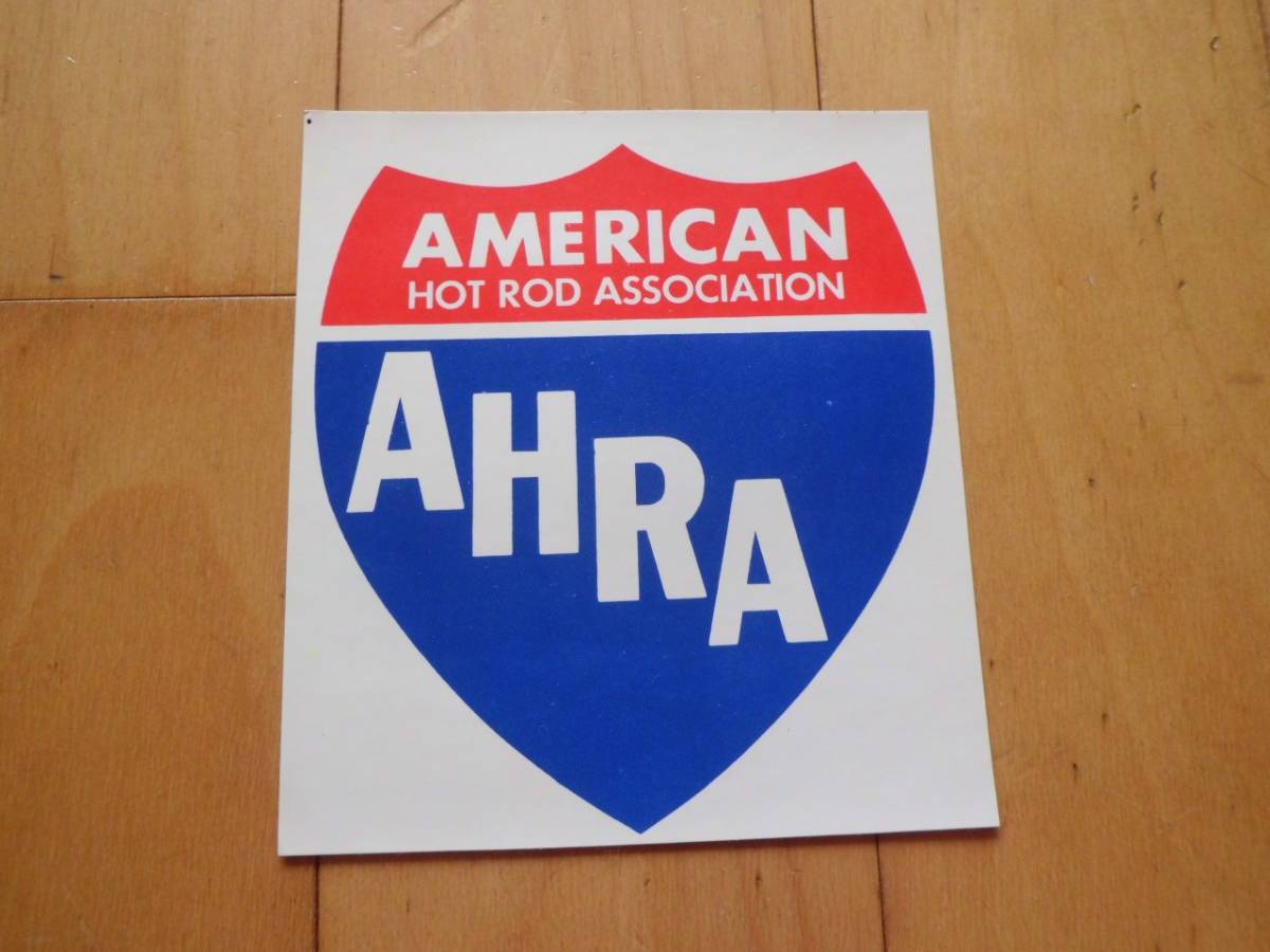 即決 VINTAGE AUTO PARTS STICKER AHRA AMERICAN HOT ROD ビンテージ オート パーツ ステッカー アメリカン ホットロッド拍卖