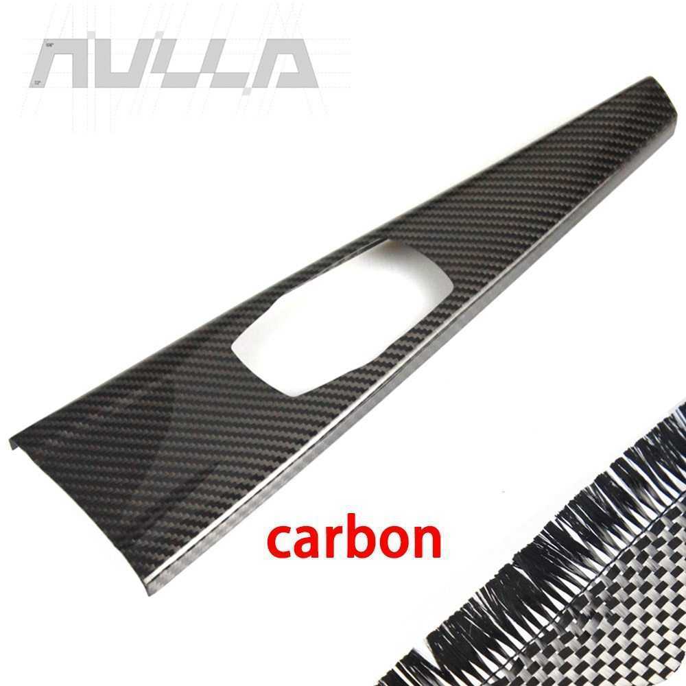 Lhd BMW マルチメディアパネルカバートリム F30 F34 F33 F36 3 4 シリーズ 2014-2018 カーボンファイバーのインテリアアクセサリー拍卖