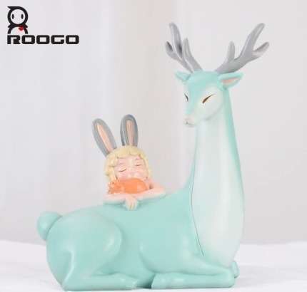 超美品 クリエイティブ 鹿 デコレーション 居間 入り口 テレビキャビネット ホーム デコレーション モダン 結婚祝い 小さな家具 j156439拍卖