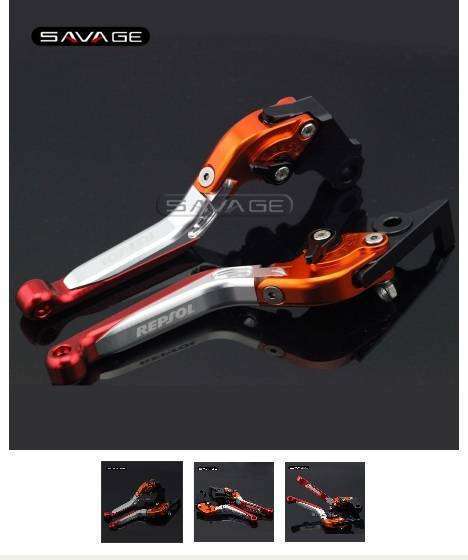 ホンダ アジャスタブルブレーキレバー&クラッチレバー レプソルカラー CBR250R CBR300R CB300F CBR500R CB500F CB500X CB190R CB190拍卖