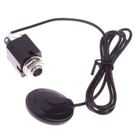 小型アコースティックギターピックアップ ウクレレ ウッドベースにも簡単設置可能拍卖