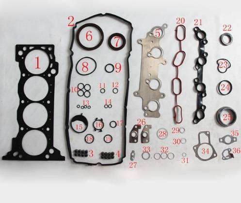 トヨタ FORTUNER TACOMA 用エンジンガスケットセット TRN2 GRN2 2.7 4WD 2TRFE toyota拍卖