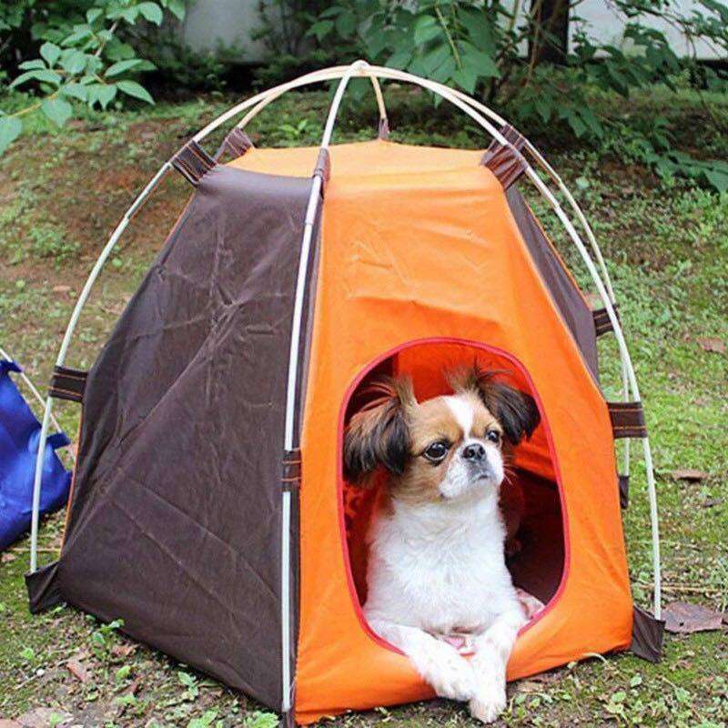 ペット用テント 折りたたみ式 愛犬愛猫も安心してキャンプへ連れて行けます!拍卖