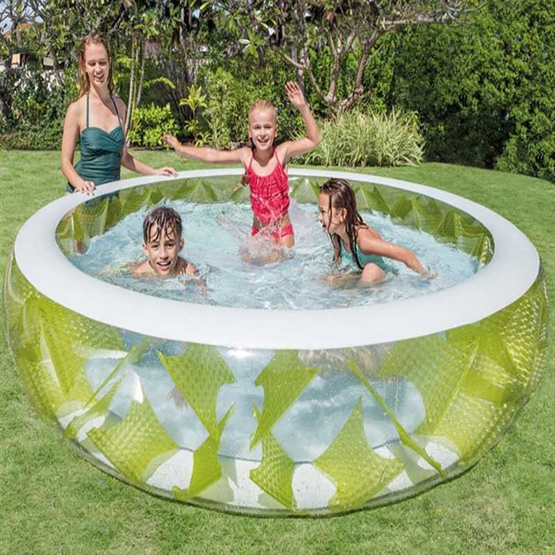 エア入れ 家庭用 スイミングプール プール オーシャンボールプール 容量690L 229×56CM拍卖