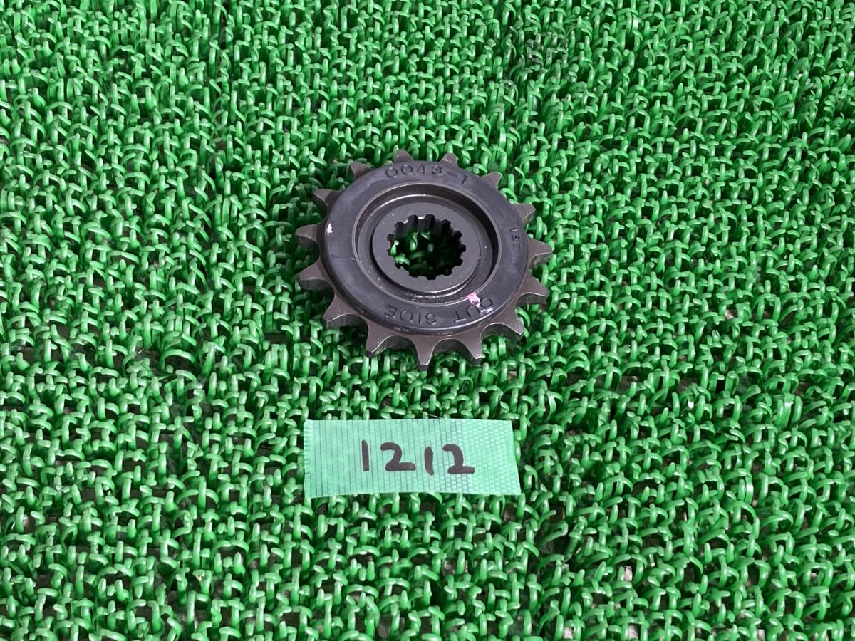 (1212)カワサキ◆Z900RS◆フロント◆スプロケット◆15T◆0043-1◆埼玉◆二輪車販売店拍卖