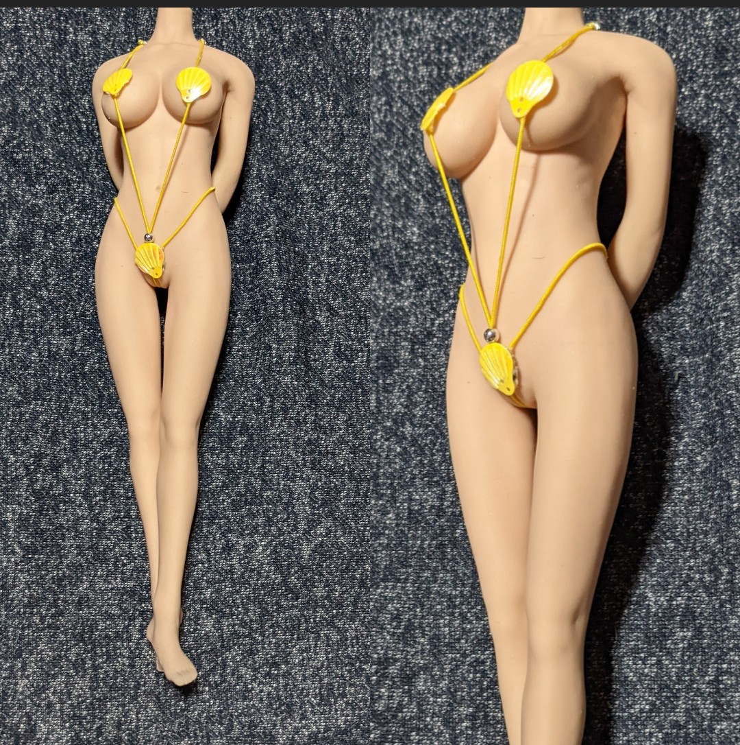 1/6ドール用 TBLeague ファイセンS07 クールガール イエロー 貝がらビキニ拍卖