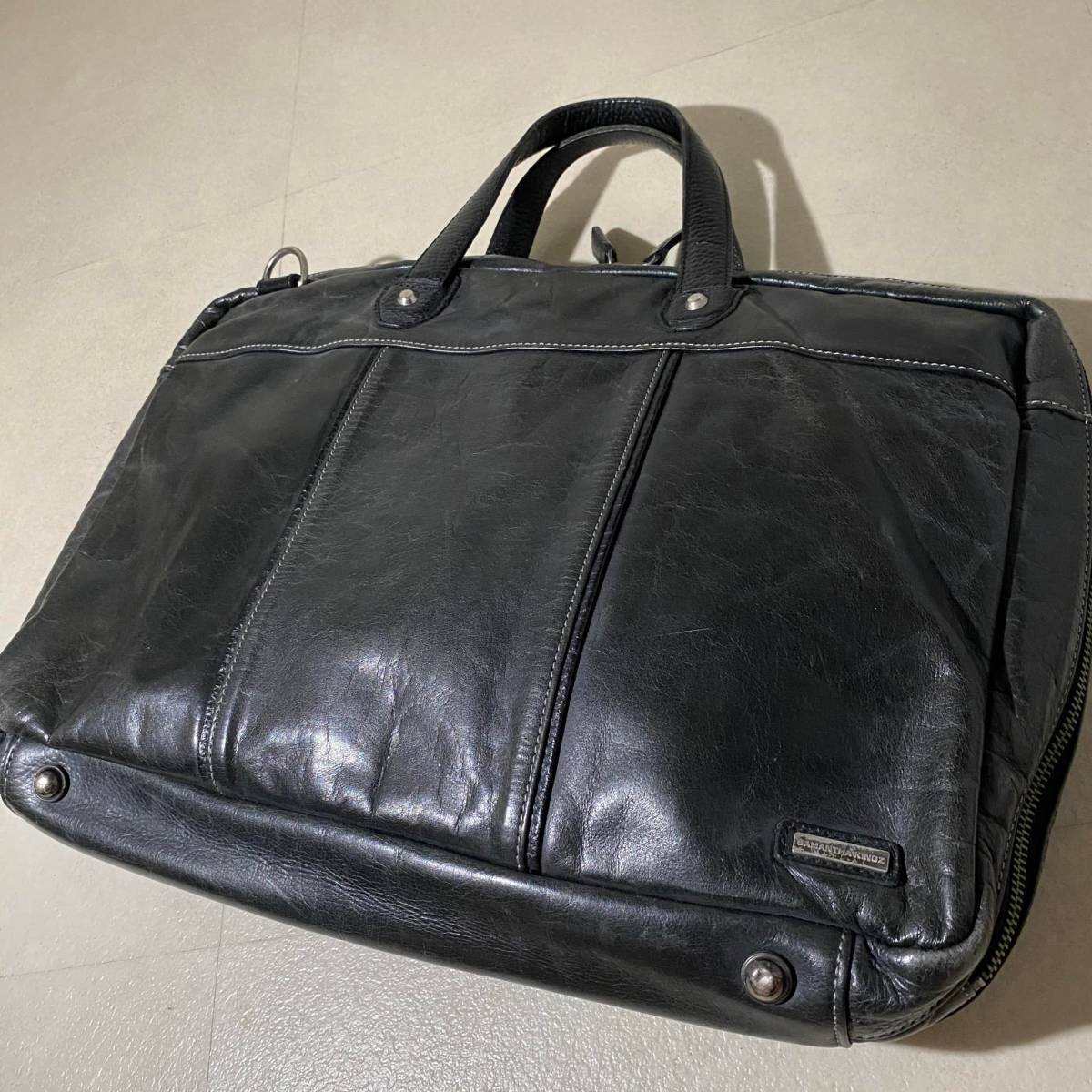 Samantha KINGZ サマンサキングズ レザー ビジネスバッグ ハンドバッグ 手持ちかばん拍卖