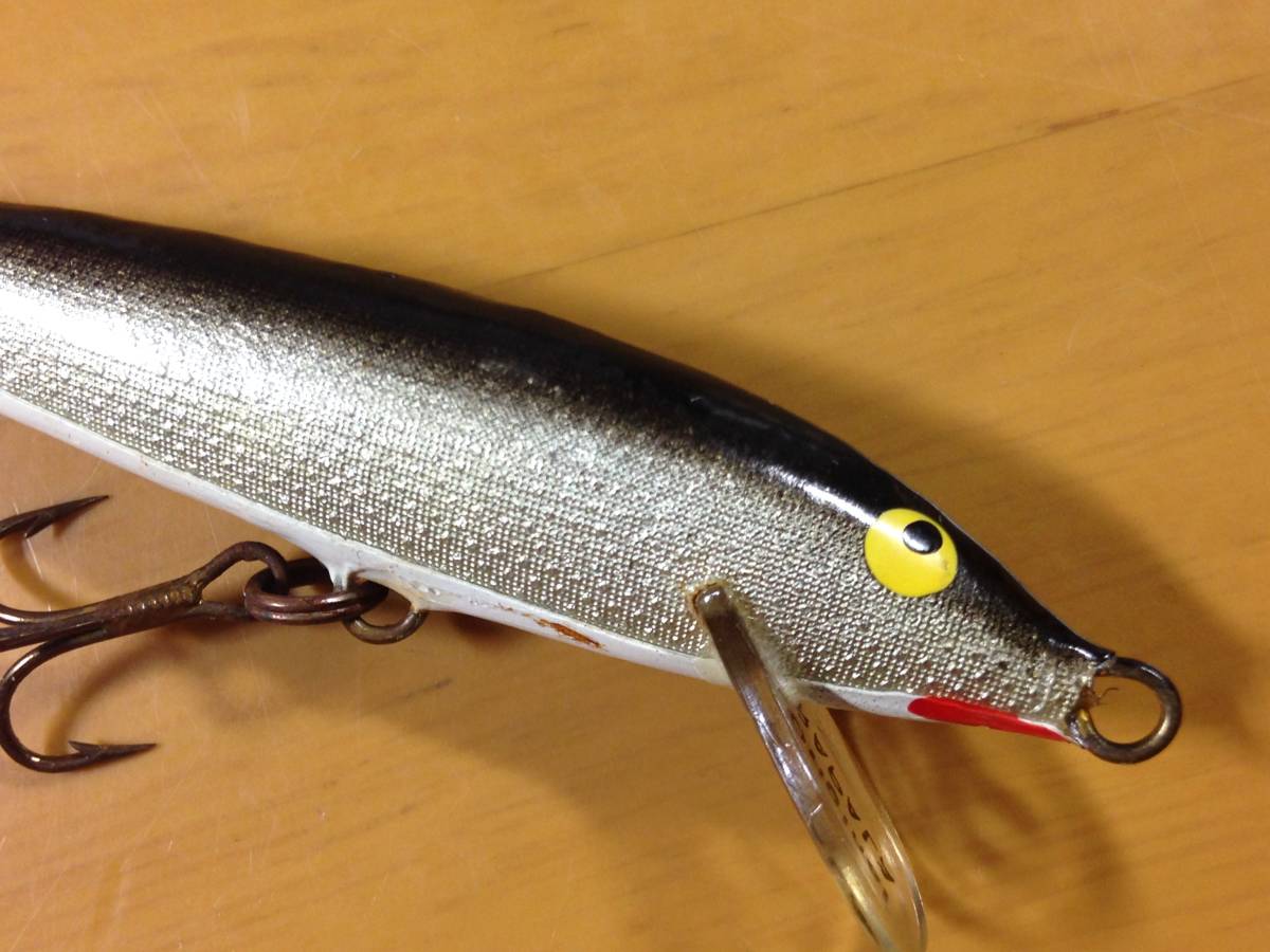 ★RAPALA★ F-7 S ラパラ フローティング 7cm シルバー 印字 腹巻 フィンランド #21-1063拍卖