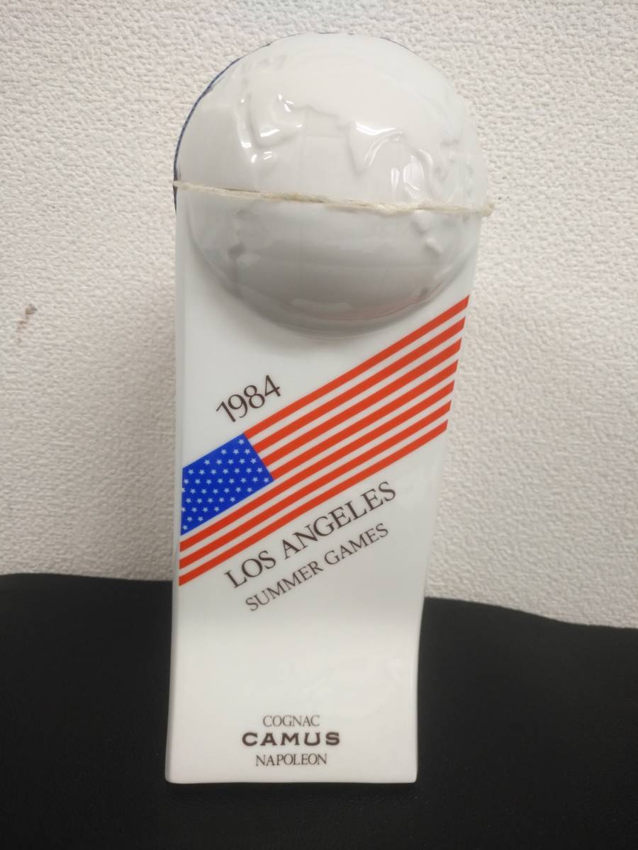 古酒 カミュ CAMUS ナポレオン 1984年 ロサンゼルスオリンピック記念 陶器ボトル 未開栓★417965拍卖