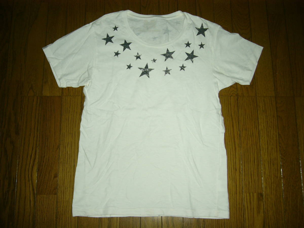 M エム Tシャツ S 白 スター ☆ STAR カットソー THANK YOU FRIENDS TMT /拍卖