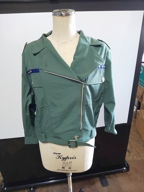 ◆新品未使用!ブルゾン 3Lサイズ【PG-10】ダークグリーン レディース 制服女性用 警備 仮装コスプレにも【I0829A13】拍卖