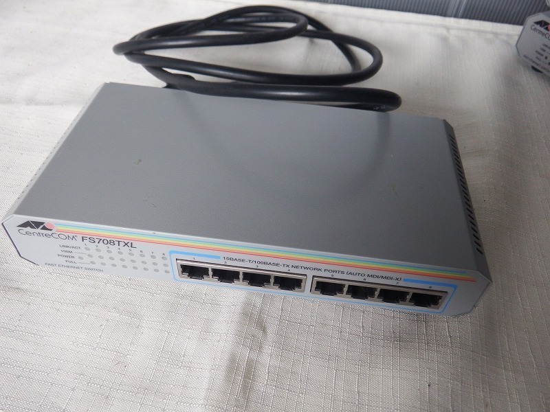 ☆アライドテレシス CentreCOM FS708TXL ファーストイーサネット・スイッチ 8ポート拍卖