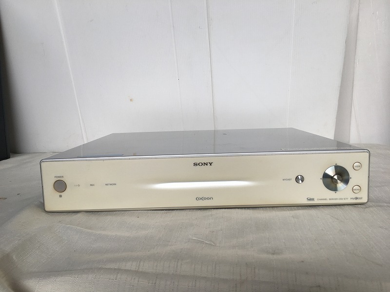 ■ チャンネルサーバー SONY CSV-E77 キーワード登録で好きな番組を集めて録画拍卖