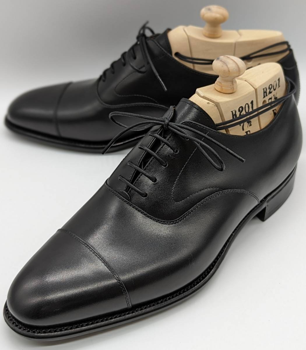 【新品】三陽山長 オーダー品 R201 友二郎 サイズ7.5F【送料無料】シューキーパー付 sanyoyamacho サンヨーヤマチョー フォーマル 冠婚葬祭拍卖