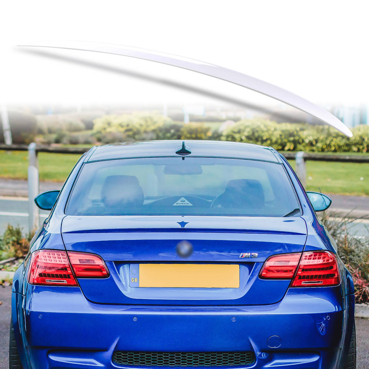 純正色塗装 ABS製 トランクスポイラー BMW用 3シリーズ E92 クーペ用 M3タイプ ポン付け カラーコード:300 QTS-27923拍卖