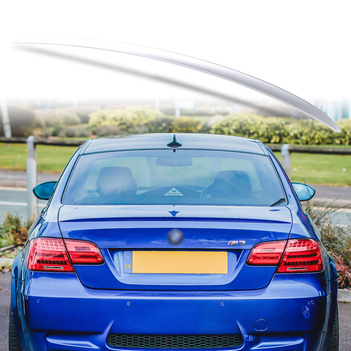 純正色塗装 ABS製 トランクスポイラー BMW用 3シリーズ E92 クーペ用 M3タイプ ポン付け カラーコード:354 QTS-27923拍卖