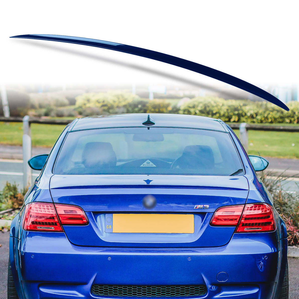 純正色塗装 ABS製 トランクスポイラー BMW用 3シリーズ E92 クーペ用 M3タイプ ポン付け カラーコード:A35 QTS-27923拍卖