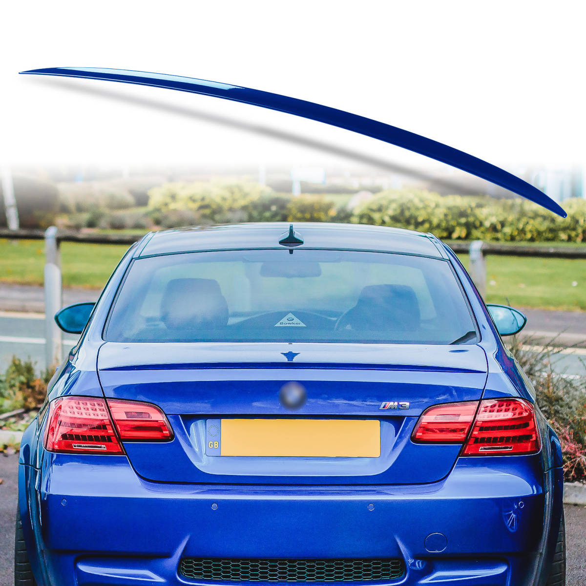 純正色塗装 ABS製 トランクスポイラー BMW用 3シリーズ E92 クーペ用 M3タイプ ポン付け カラーコード:A51 QTS-27923拍卖