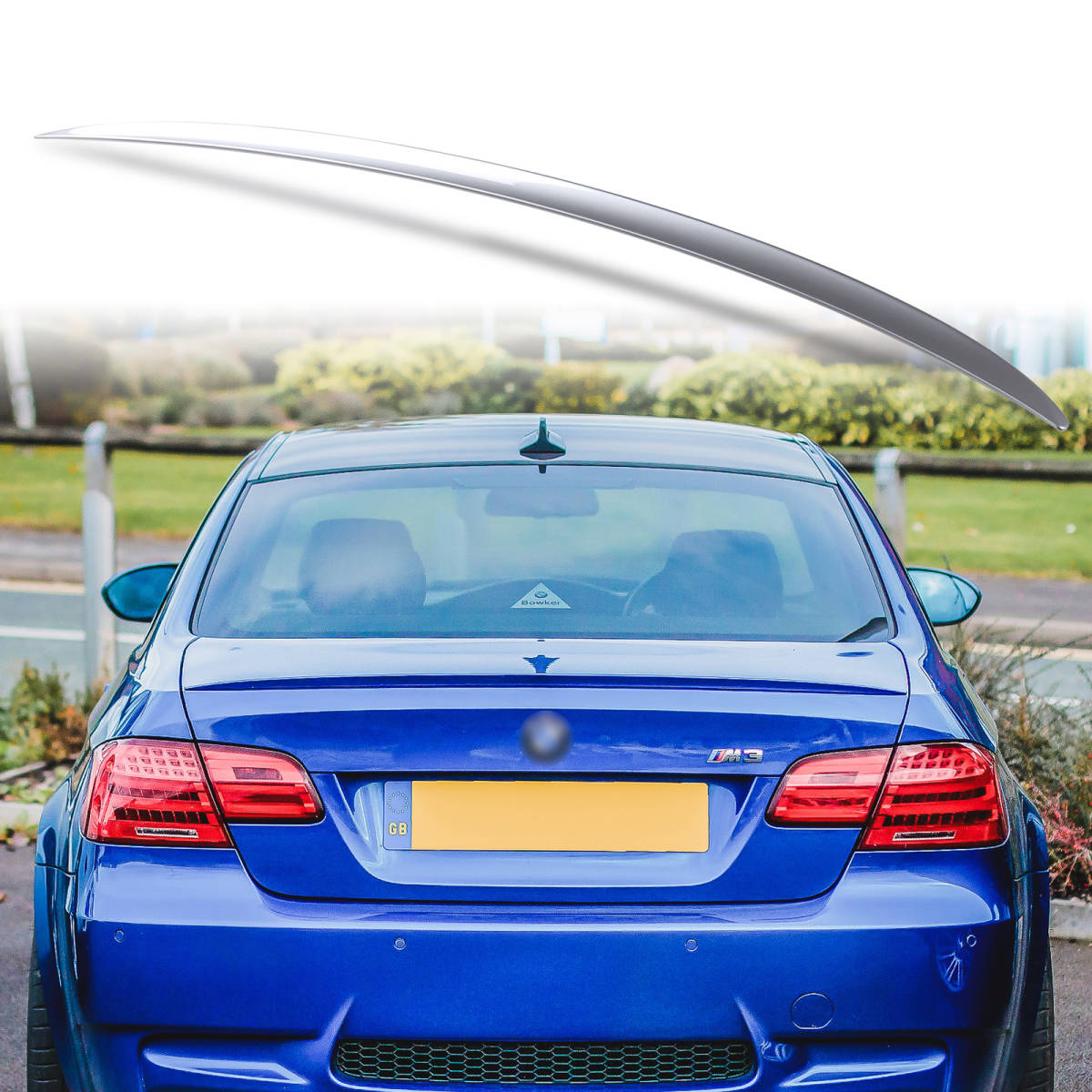 純正色塗装 ABS製 トランクスポイラー BMW用 3シリーズ E92 クーペ用 M3タイプ ポン付け カラーコード:A52 QTS-27923拍卖