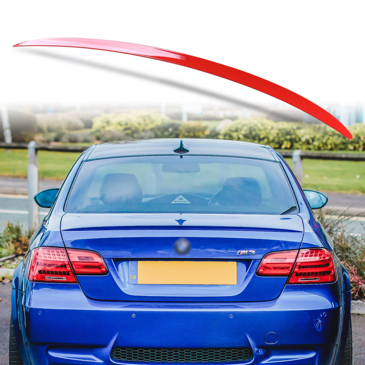 純正色塗装 ABS製 トランクスポイラー BMW用 3シリーズ E92 クーペ用 M3タイプ ポン付け カラーコード:A61 QTS-27923拍卖