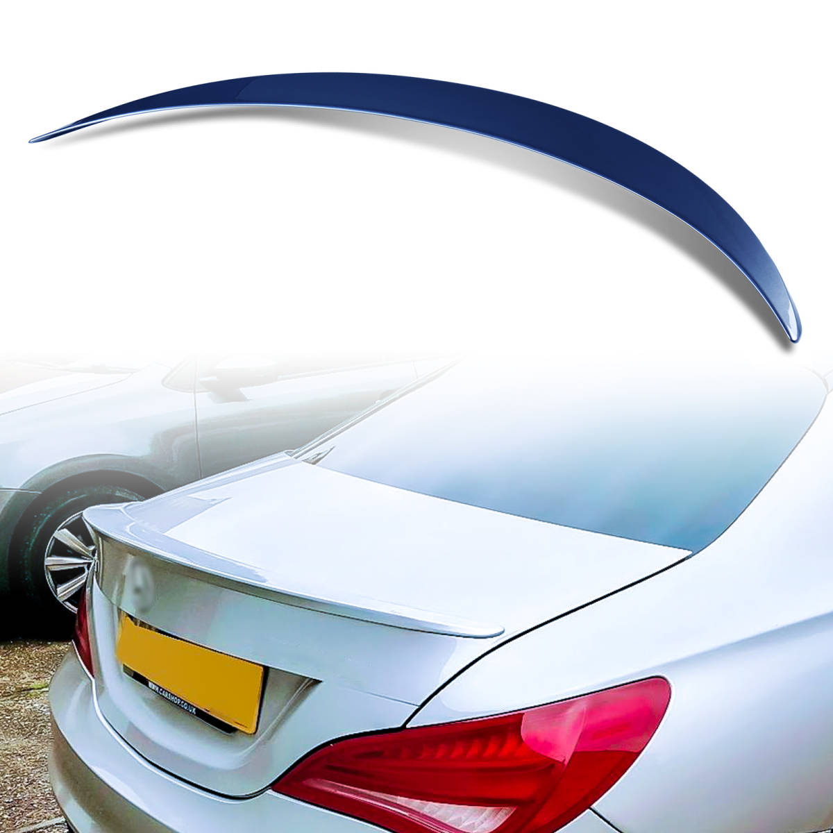 純正色塗装 ABS製 トランクスポイラー メルセデスベンツ用 CLAクラス C117 W117用 Aタイプ ポン付け カラーコード:890 QTS-28483拍卖