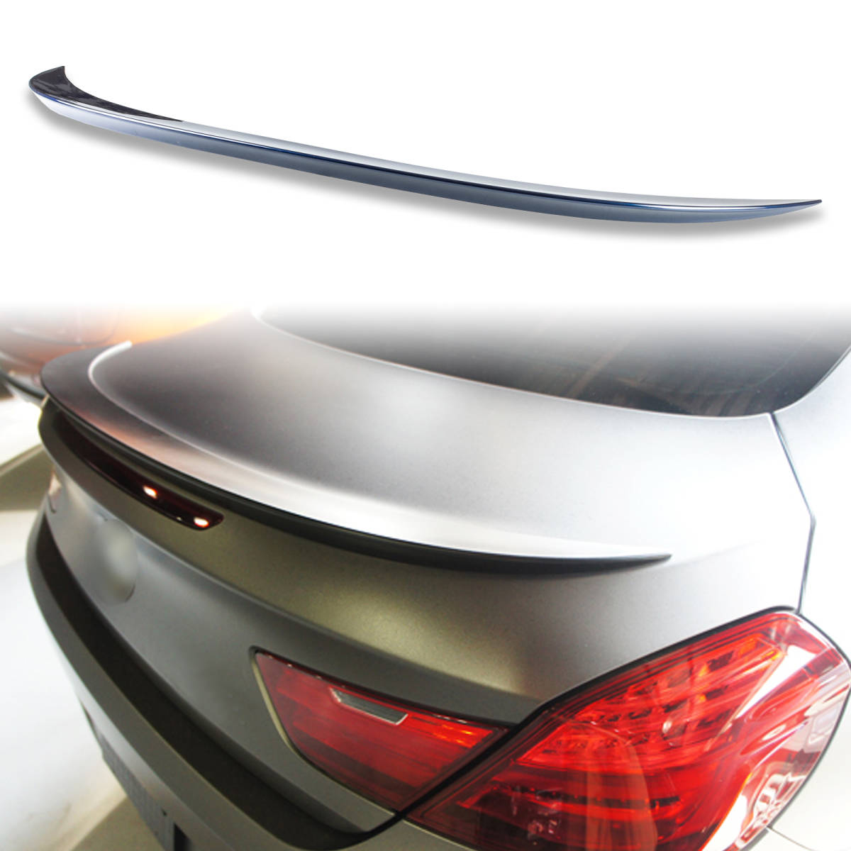 純正色塗装 ABS製 トランクスポイラー BMW用 6シリーズ F13 クーペ用 ポン付け カラーコード:A76 QTS-38849拍卖