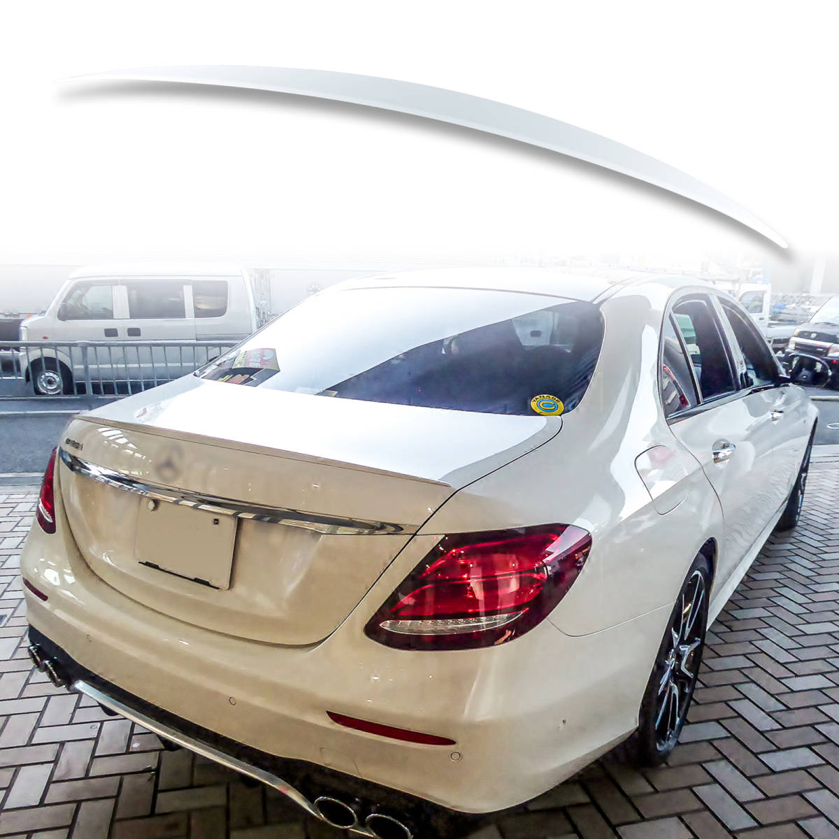 純正色塗装 ABS製 トランクスポイラー メルセデスベンツ用 Eクラス W213 セダン用 Aタイプ ポン付け カラーコード:149 QTS-46140拍卖