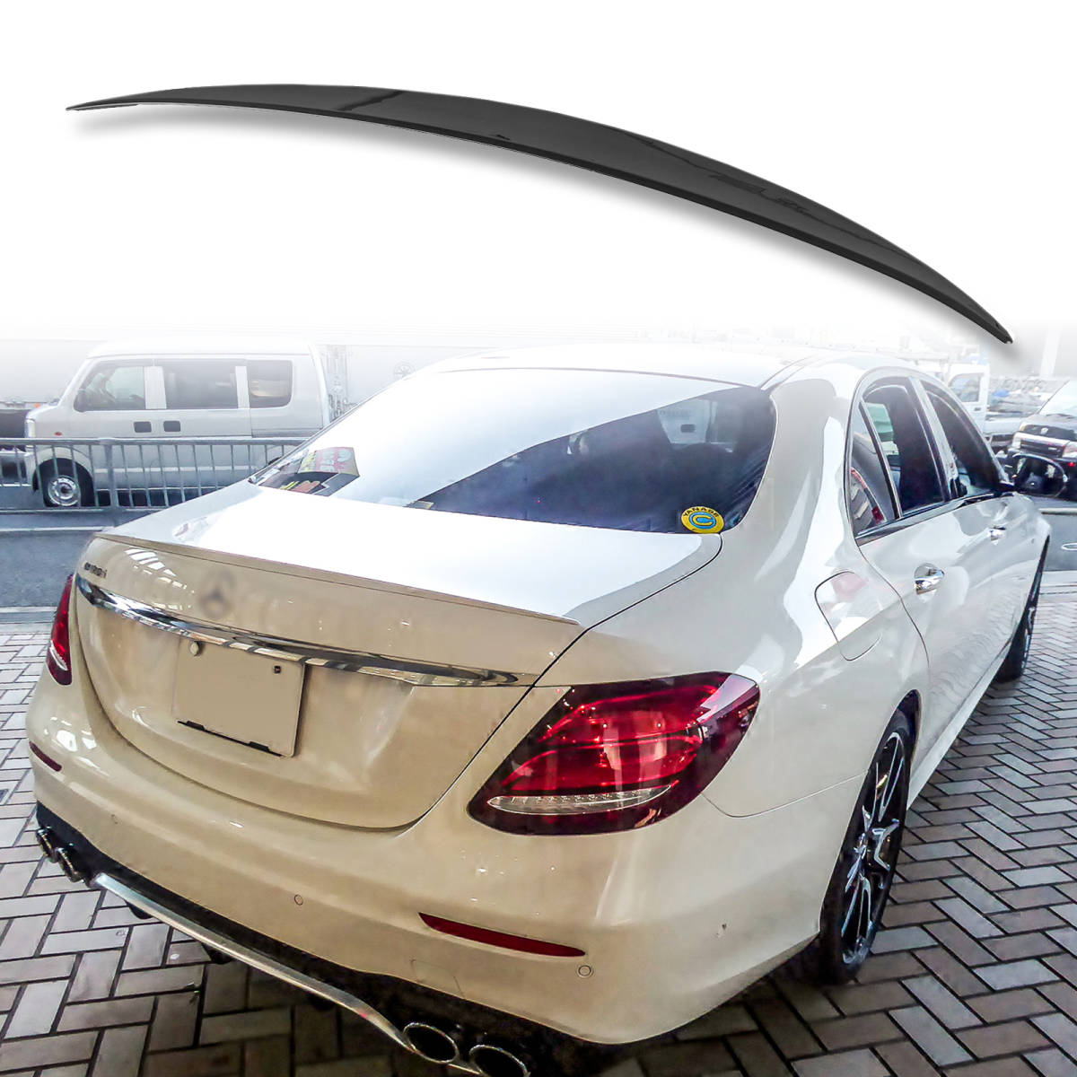 純正色塗装 ABS製 トランクスポイラー メルセデスベンツ用 Eクラス W213 セダン用 Aタイプ ポン付け カラーコード:197 QTS-46140拍卖