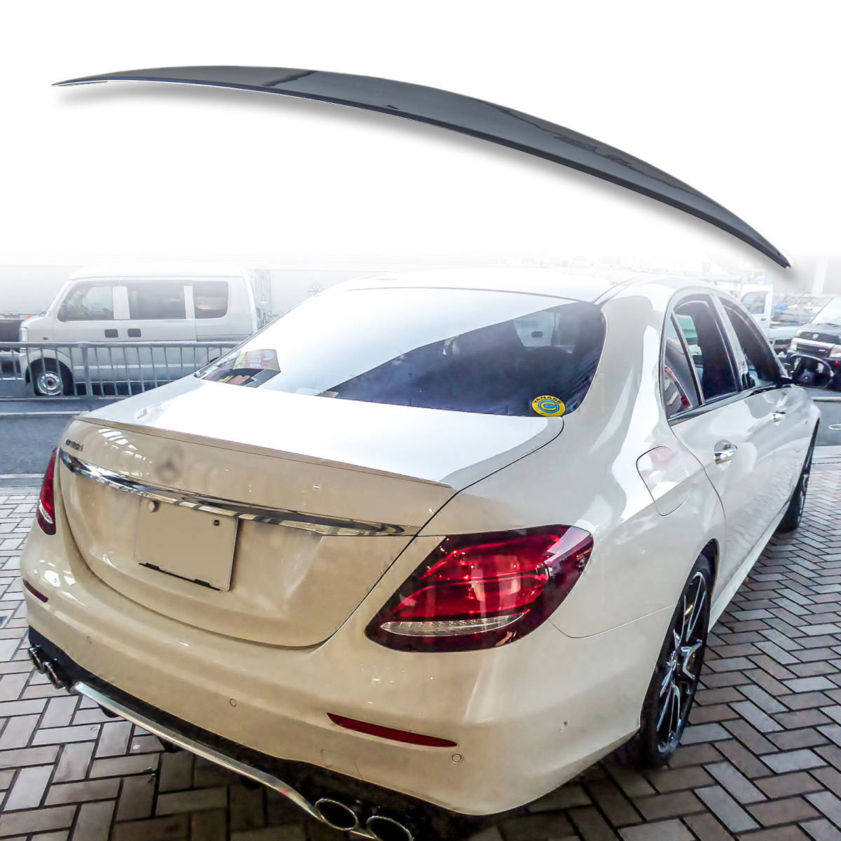純正色塗装 ABS製 トランクスポイラー メルセデスベンツ用 Eクラス W213 セダン用 Aタイプ ポン付け カラーコード:890 QTS-46140拍卖