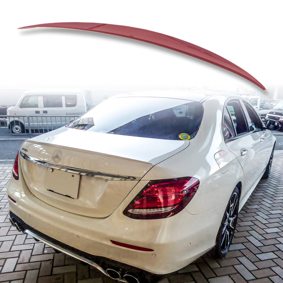 純正色塗装 ABS製 トランクスポイラー メルセデスベンツ用 Eクラス W213 セダン用 Aタイプ ポン付け カラーコード:996 QTS-46140拍卖