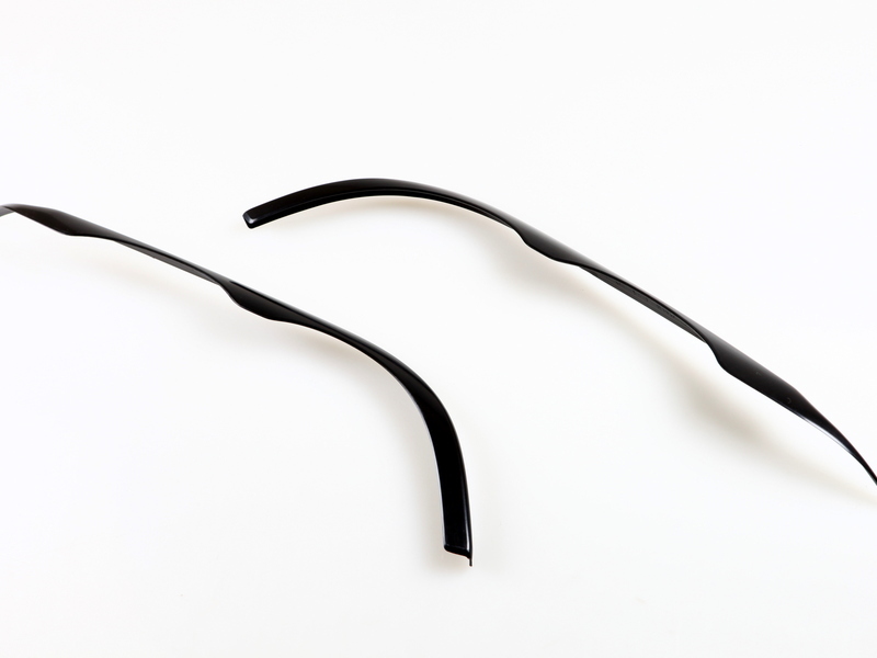 純正色塗装 ABS製 アイライン BMW用 3シリーズ E46 セダン 後期 モデル用 ポン付け カラーコード: 445 QEB-00060拍卖