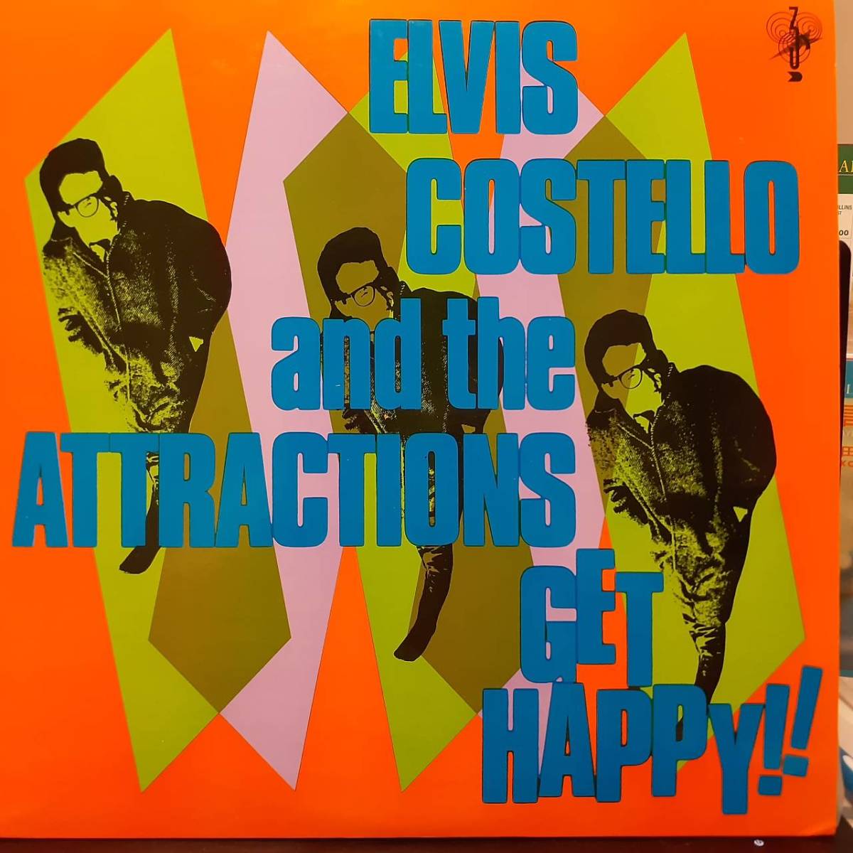 日本盤LP!PROMO見本盤!Elvis Costello / Get Happy!! 80年 fbeat P-10804X Nick Lowe Attractionsエルヴィス・コステロ ゲット・ハッピー拍卖