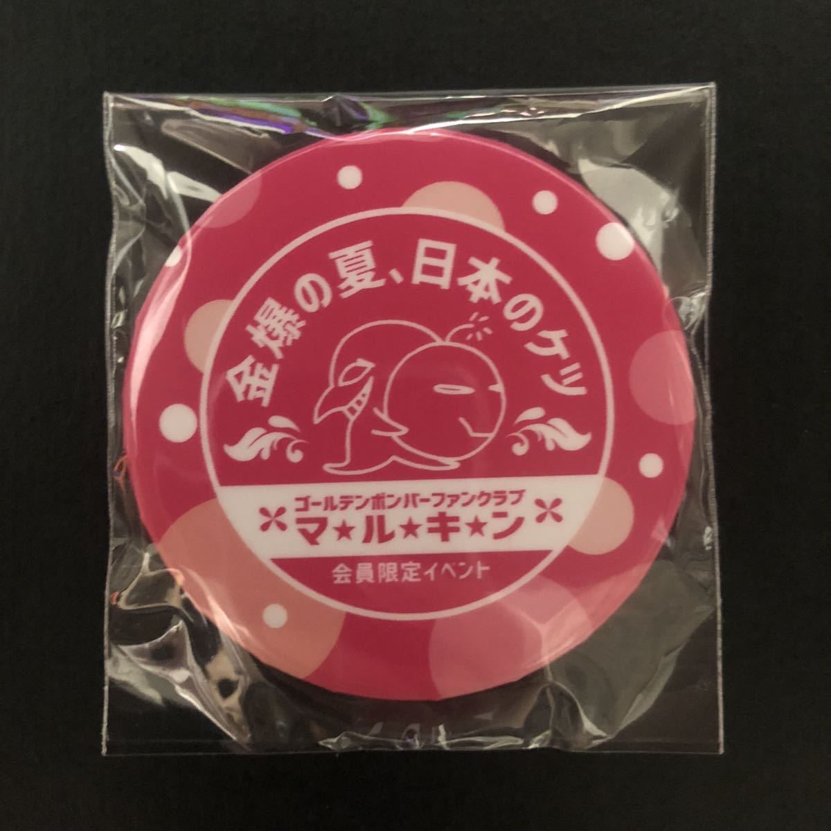 新品☆FCツアー缶バッジ 樽美酒研二③【2022年 ゴールデンボンバー 金爆の夏日本のケツ マルキン グッズ ガチャ 文字 イラスト 金爆くん】拍卖