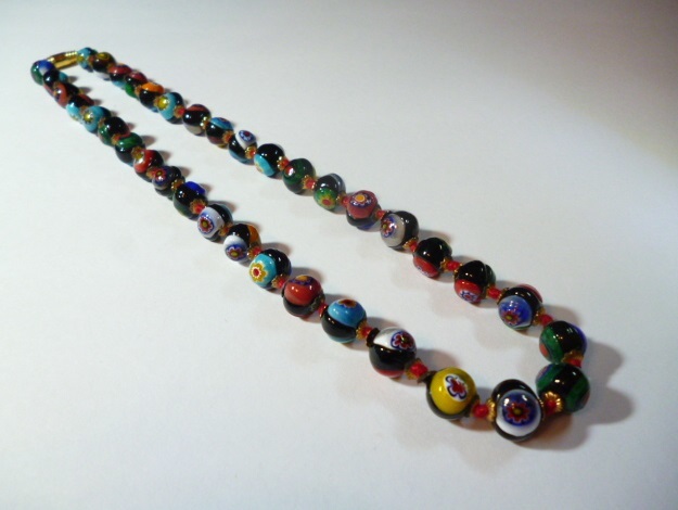 β Venetian glass ベネチアングラス ネックレス β ベネチアンガラス ヴェネチアン ベネチアン拍卖