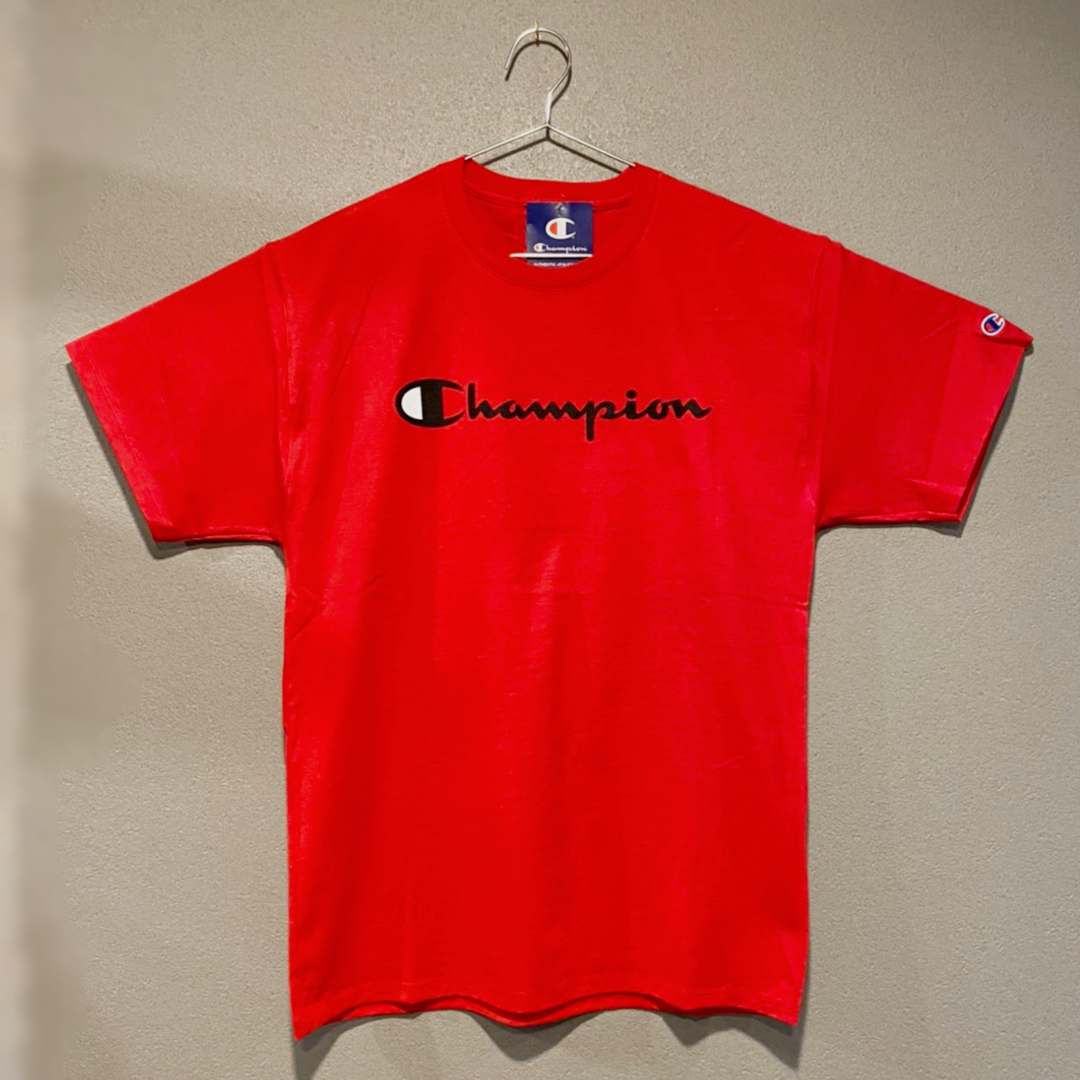 【並行輸入品】Champion ショートスリーブTシャツ サイズL CLASSIC GRAPHIC TEE レッド RED 赤 半袖拍卖