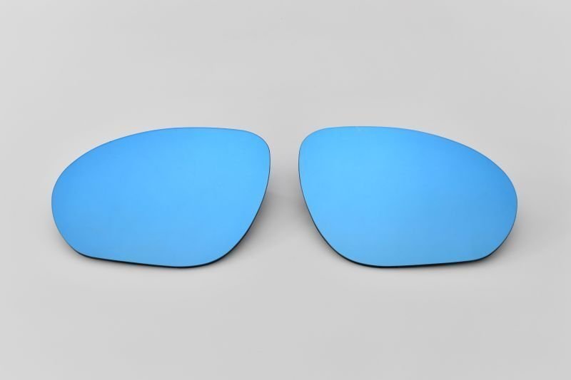 ☆交換式 ニッサン ジューク JUKE前期 (F.NF.YF15 '10~'14) ブルーミラー ワイドビュードアミラーレンズ拍卖